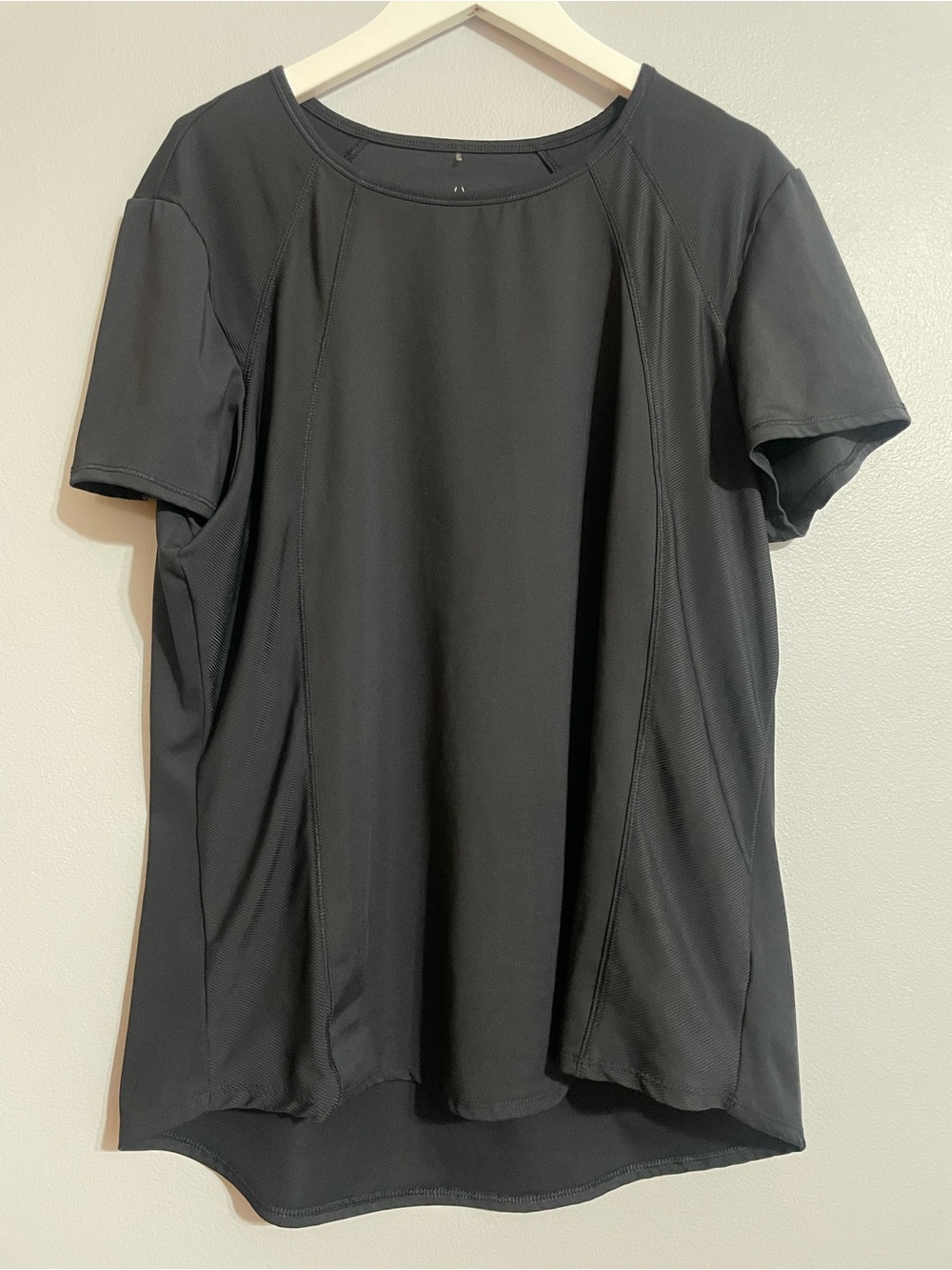 Spyder Black Short-Sleeve Athletic Tee